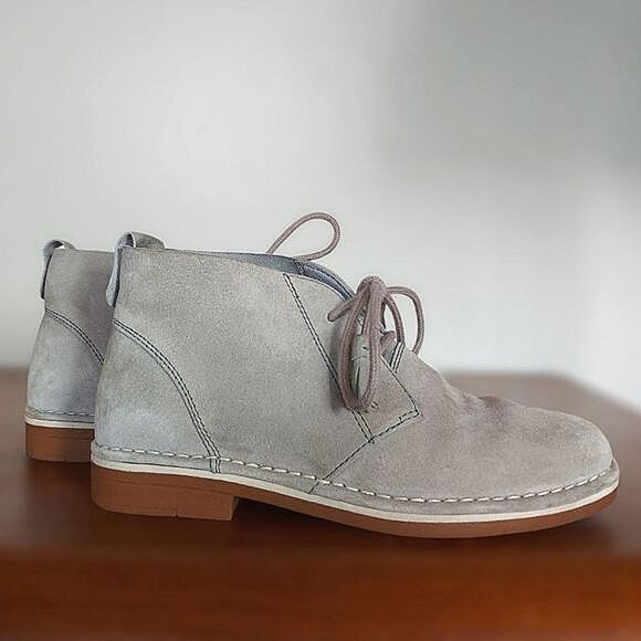 Hush Puppies Cyra Catelyn Ankle Boots silver grey 5M / EU 36 - Picture 3 of 10